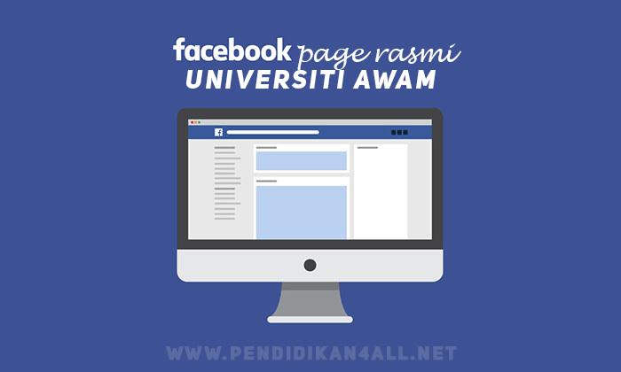 Senarai Facebook Page Rasmi Bagi Semua Universiti Awam Di Malaysia